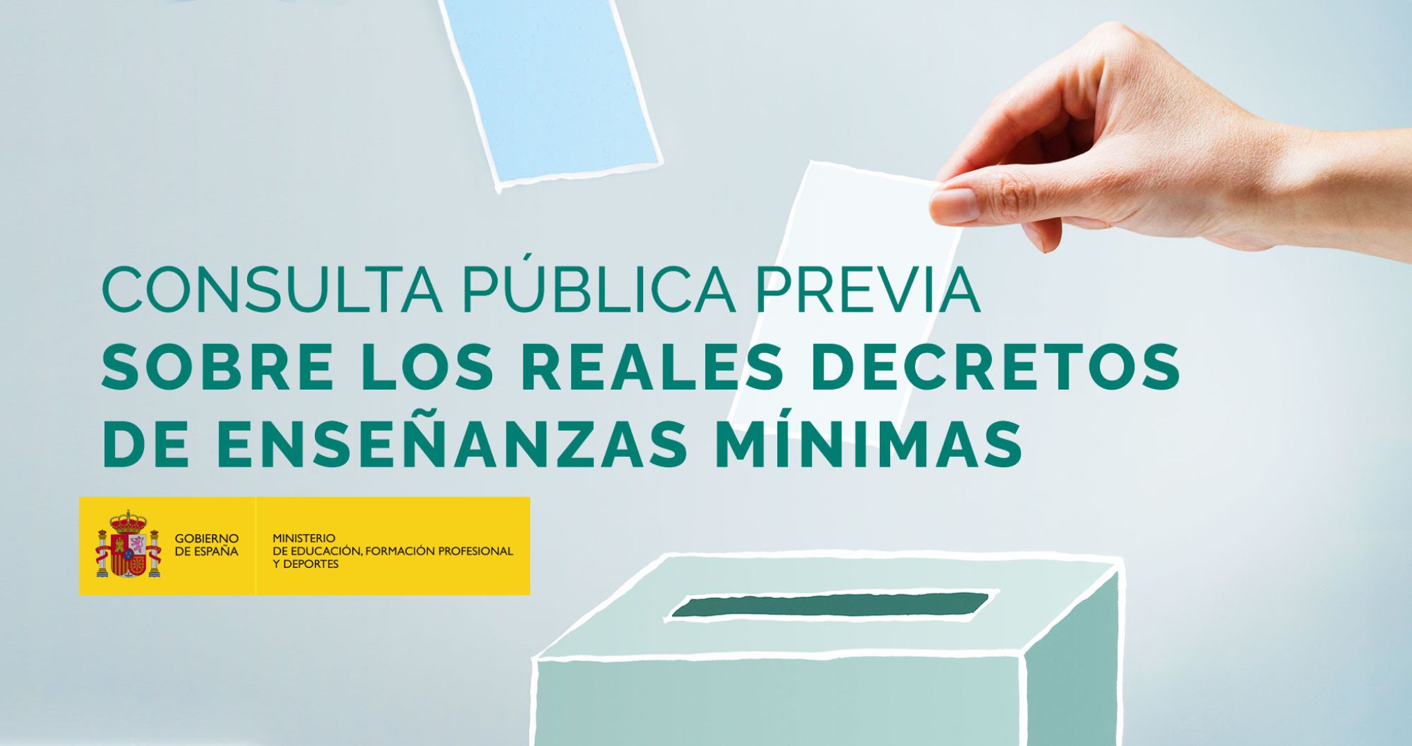 Consulta pública previa sobre los reales decretos de enseñanzas mínimas